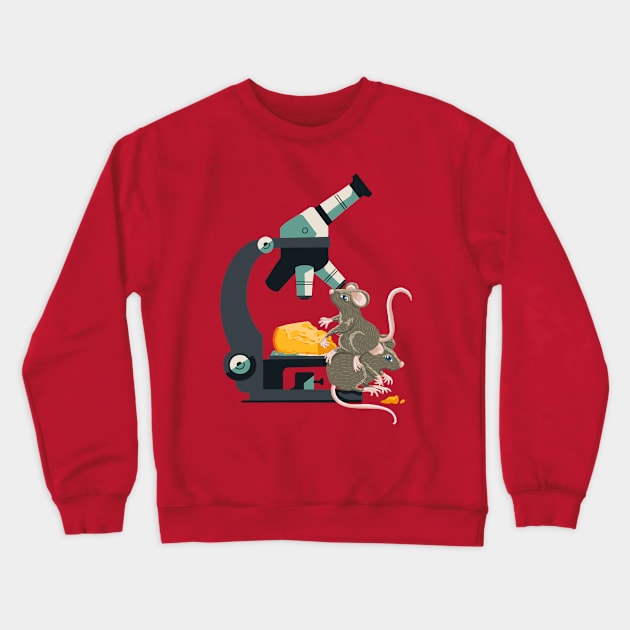 Micro Mouse ‘n Cheese Crewneck Sweatshirt by BullShirtCo